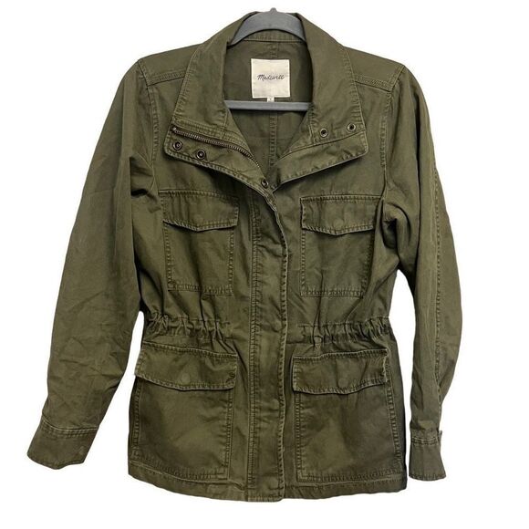 Madewell Green Utility Jacket Size Small - Picture 1 of 4